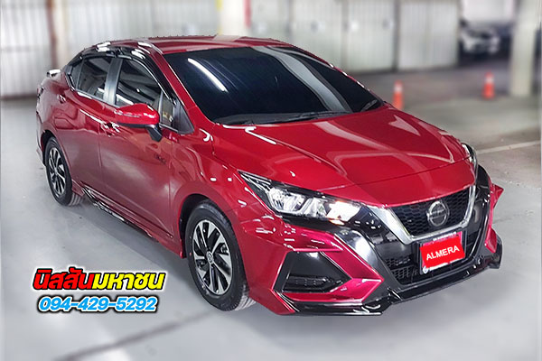 nissan almera ล้อแม็กปัดเงา